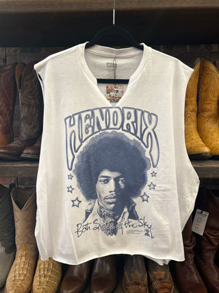 Chop Shop Jimi Hendrix Both Sides Of The Sky Muscle Tank