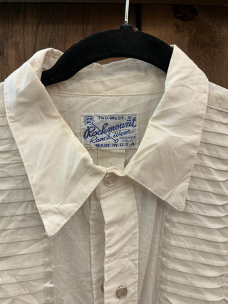 Vintage Men’s Rockmount Ranch Wear  Snap Up Shirt L