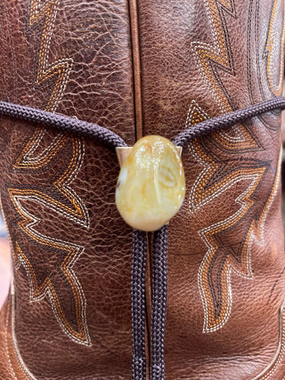 Gold Stone Bolo Tie