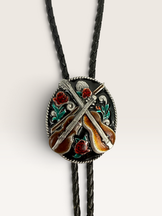 Dueling Fiddles Siskiyou Bolo Tie