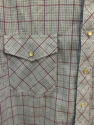 Vintage Men’s Wrangler Snap Up Shirt L