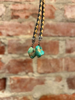 Braided Turquoise Bolo Tie