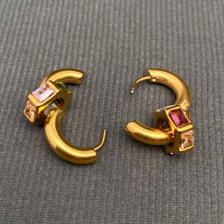 18k Langley Huggie Earrings