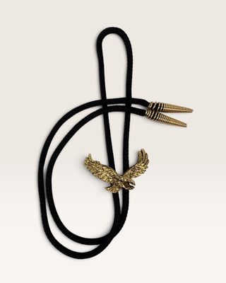 Brass Eagle Bolo Tie