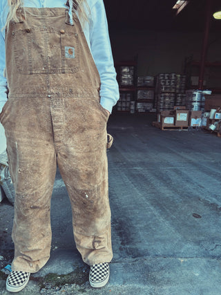 Vintage Carhartt Overalls Sz  42 x 24