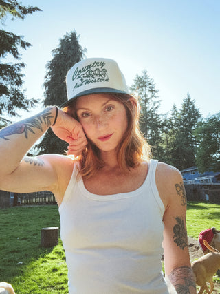 Country and Western Two Tone Trucker Hat