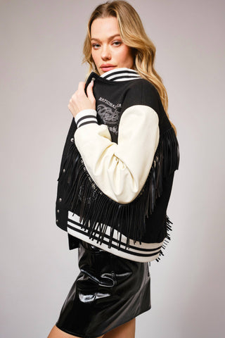 Rodeo Fringe Varsity Jacket