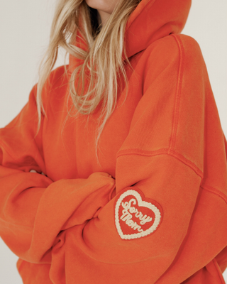 HLM Sorry Mom Hoodie Vintage Red