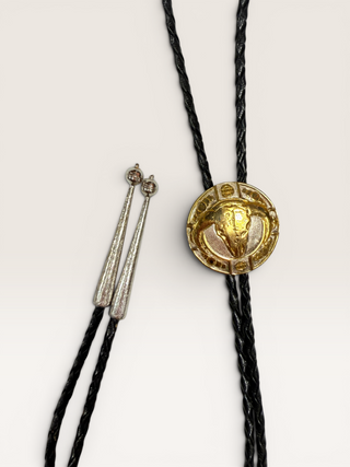 Vintage Golden Ram’s Head Bolo Tie