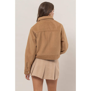 Hayden Brushed Crop Jacket