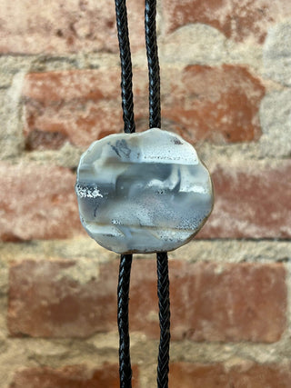 Polished Shell Bolo Tie