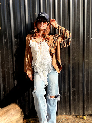 Wish You Didn't Know Fringe Shacket