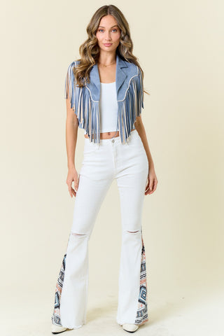 Just Breathe Fringe Vest