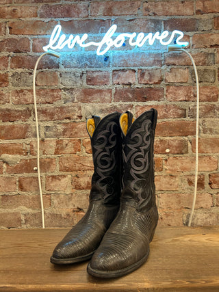 Nocona Lizard Skin Women's Cowboy Boots Size 9.5/ Men's Size 8.5