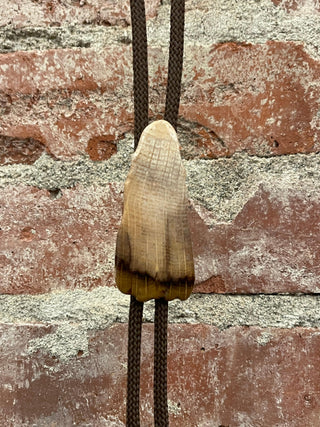 Petrified Wood Bolo Tie