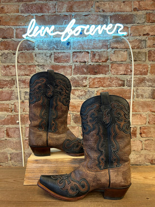 Tony Lama Women’s Cowboy Boots size 8