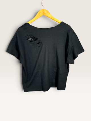 Gold Dogs Live Free Chop Shop Distressed T-Shirt