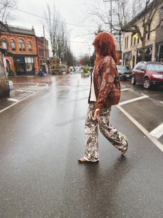 Road Runner Paisley Sweater