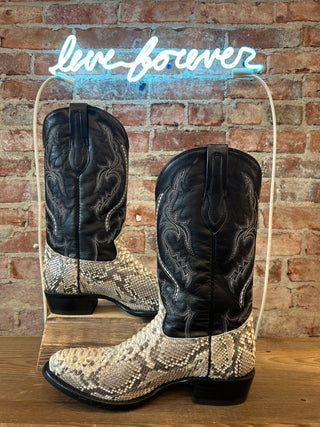 J.B. Dillon Genuine Python Women’s Cowboy Boots Size 10