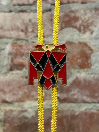 Red Thunderbird Bolo Tie