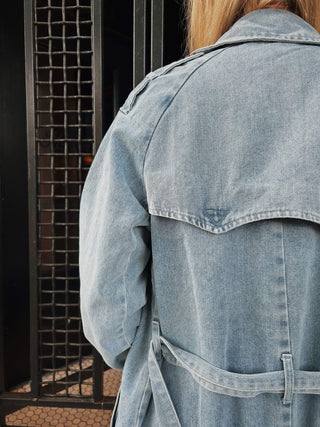 Hayes Denim Trench Coat