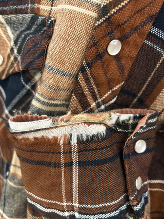 Vintage Men’s Wrangler Snap Up Shirt L