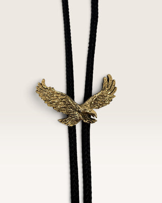 Brass Eagle Bolo Tie
