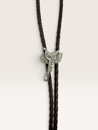 Saddle and Bullets Bolo Tie