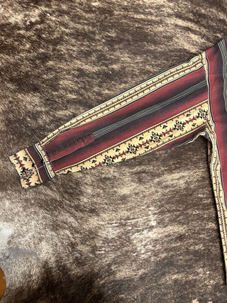 Vintage Men's Wrangler Snap Up Shirt Size Large