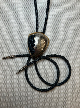 Fabric Shield Bolo Tie