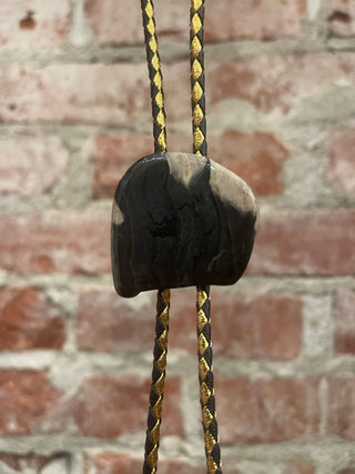 Volcanic Agate Bolo Tie