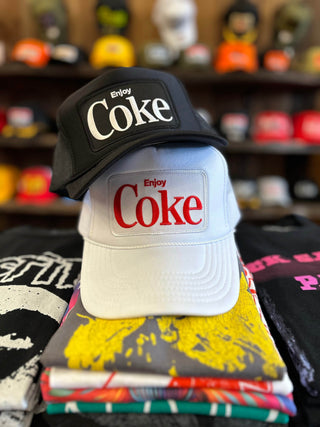 Enjoy Coke Patch Trucker Hat