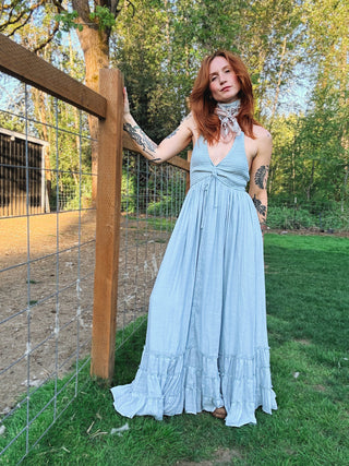 Sunday Halter Maxi Dress