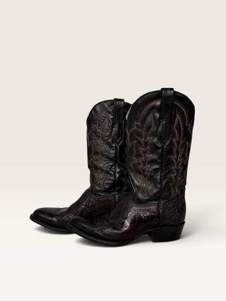 J.B. Dillon Ostrich Leg Cowboy Boots Size Men’s Size 11.5
