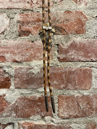 Wrapped Arrowhead Bolo Tie