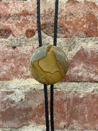 Jasper Landscape Bolo Tie