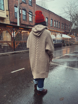 Camden Hooded Cardigan Sweater