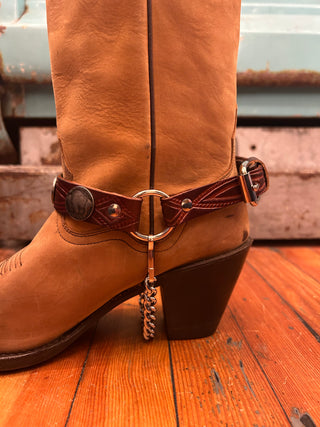Buffalo Nickel Boot Harness Chain