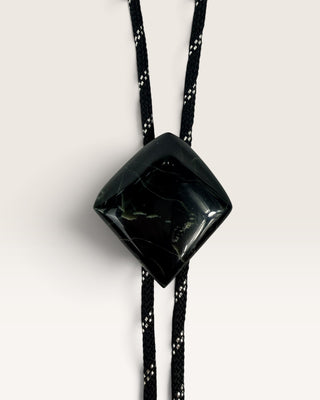 Black Jasper Bolo Tie