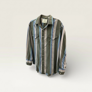 Vintage Men’s ELY Snap Up Shirt XL