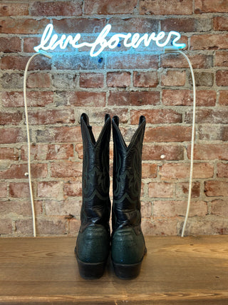 Justin’s Lizard Women’s Cowboy Boots Size 7