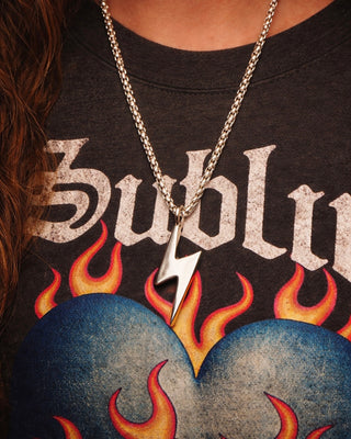 TCB Lightning Bolt Necklace