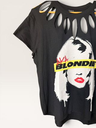 Blondie Chop Shop Cut Out Tee