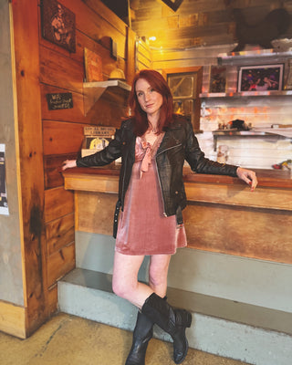 Talk About Love Velvet Mini Dress