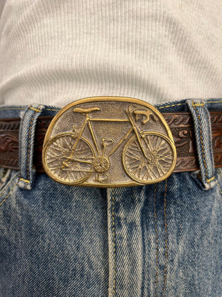 Brass Bicycle Belt Buckle