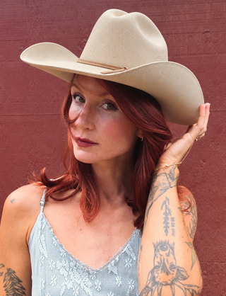 Pioneer Western Cowboy Hat Tan