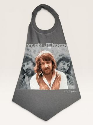 Waylon Jennings Chop Shop Halter Top Tank