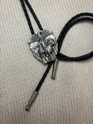 Horse and Eagle Bolo Tie