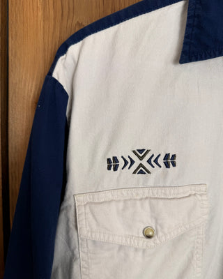 Vintage Men’s Wrangler Western Snap Up - Medium