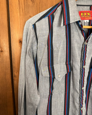Vintage Men’s Ely Plain Western Snap Up - Medium